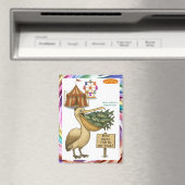 Pierre pelican's brilliant beak マグネット (インサイチュ (食洗機))