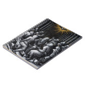 Pierre Reymondによるペンテコステの確認アートワーク ノートブック (左側)