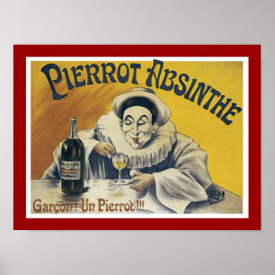 Pierrotのアブサン ポスター