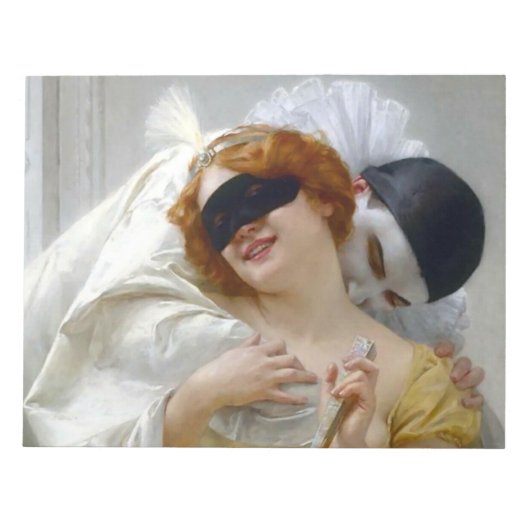 Pierrot and Columbine - Guillaume Seignac ノートパッド (正面)