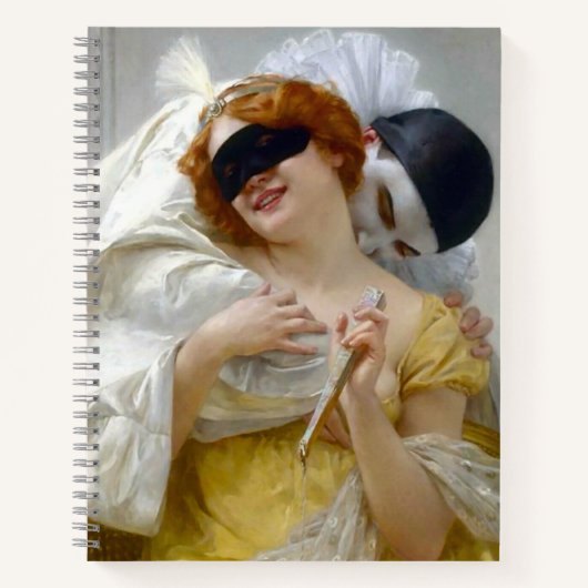 Pierrot and Columbine - Guillaume Seignac ノートブック (正面)