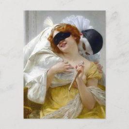 Pierrot and Columbine - Guillaume Seignac ポストカード