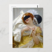 Pierrot and Columbine - Guillaume Seignac ポストカード (正面/裏面)