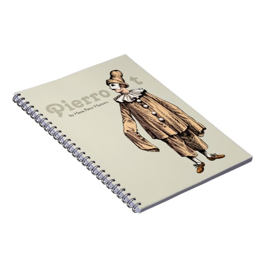 Pierrot by Hans Peter Hansen CC0199 ノートブック (右側)