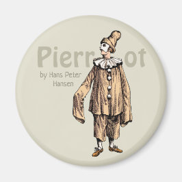 Pierrot by Hans Peter Hansen CC0235冷蔵庫・アート マグネット