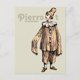 Pierrot by Hans Peter Hansen CC0733はがき ポストカード