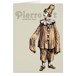 Pierrot by Hans Peter Hansen CC0740デンマーク美術