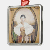 Pierrot、c.1815としてギャスパールDeburauのポートレート メタルオーナメント (左)
