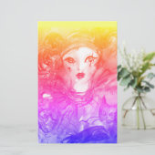 PIERROT WITH CAT / Mardi Grasマスカレードパーティー 便箋 (スタンド正面)