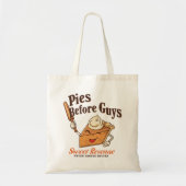 Pies Before Guys - Funny Thanksgiving Dessert Pun トートバッグ (正面)