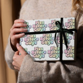 Pies Before Guys Wrapping Paper ラッピングペーパー