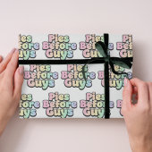 Pies Before Guys Wrapping Paper ラッピングペーパー