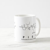 Pietペプチド名mug コーヒーマグカップ (正面右)