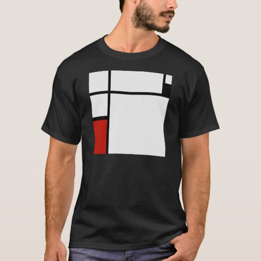 Pietモンドリアン – ジオメトリック抽象芸術 tシャツ (正面)