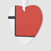 Pietモンドリアン – 組版幾何学模様抽象芸術 オーナメント (正面)