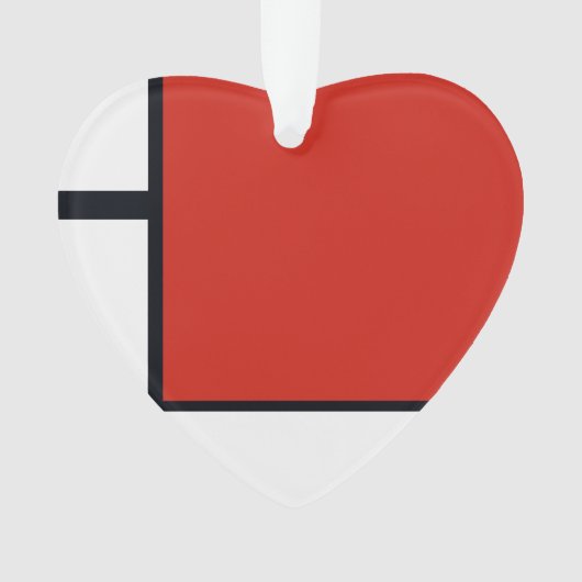 Pietモンドリアン – 組版幾何学模様抽象芸術 オーナメント (正面)