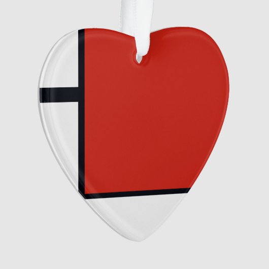 Pietモンドリアン – 組版幾何学模様抽象芸術 オーナメント (正面)