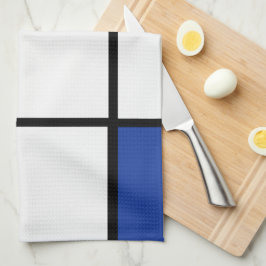 Pietモンドリアン – 組版幾何学模様抽象芸術 キッチンタオル