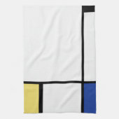 Pietモンドリアン – 組版幾何学模様抽象芸術 キッチンタオル (縦)