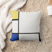Pietモンドリアン – 組版幾何学模様抽象芸術 クッション (ブランケット)