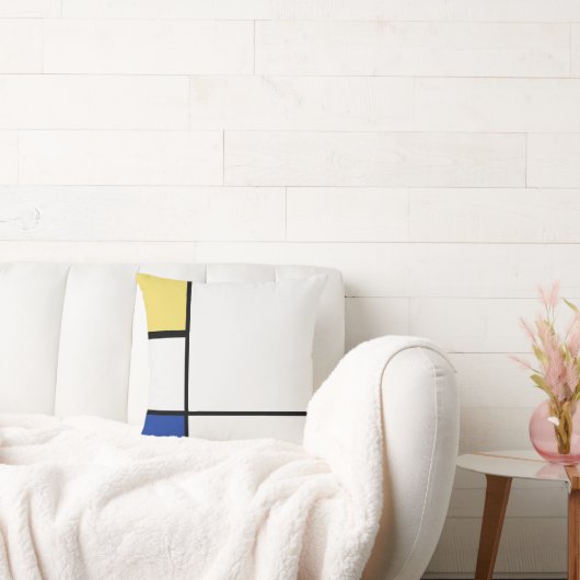 Pietモンドリアン – 組版幾何学模様抽象芸術 クッション (ソファ)