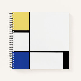 Pietモンドリアン – 組版幾何学模様抽象芸術 ノートブック