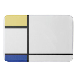 Pietモンドリアン – 組版幾何学模様抽象芸術 バスマット