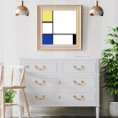 Pietモンドリアン – 組版幾何学模様抽象芸術 ポスター