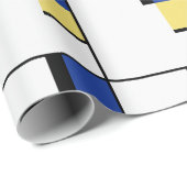 Pietモンドリアン – 組版幾何学模様抽象芸術 ラッピングペーパー (ロールコーナー)