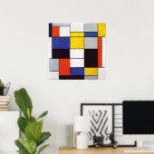 PIET MONDRIAAN – コンポジションA 1923 ポスター (ホームオフィス)