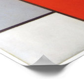 PIET MONDRIAAN – コンポジションA 1923 ポスター (角)