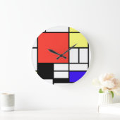 Piet Mondriaan , 1926 Composition ラージ壁時計 (ホーム)