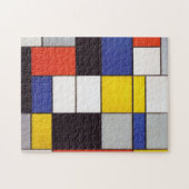 PIET MONDRIAAN - Compositon A 1923年 ジグソーパズル (横)