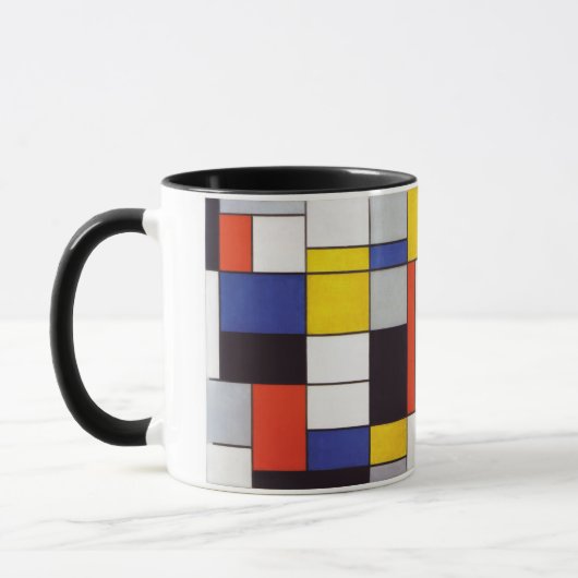 PIET MONDRIAAN - Compositon A 1923年 マグカップ (左)
