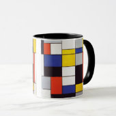 PIET MONDRIAAN - Compositon A 1923年 マグカップ (正面右)