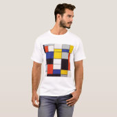PIET MONDRIAAN - Compositon A 1923年 Tシャツ (正面フル)