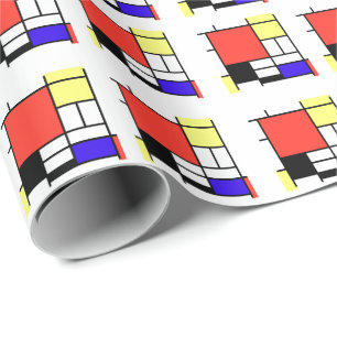 Piet Mondrian ラッピングペーパー