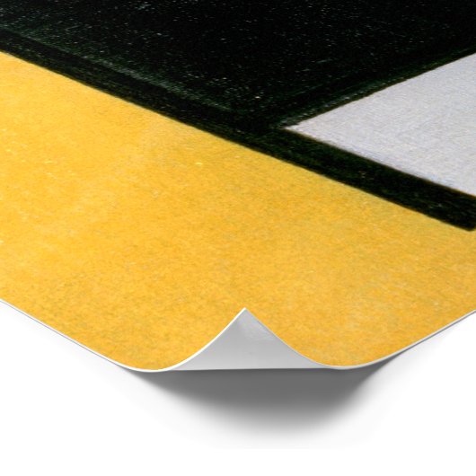 Piet Mondrian Abstract ポスター (角)