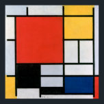 Piet Mondrian Abstract ポスター<br><div class="desc">Composition with Red,  Yellow,  Blue,  and Black (1921) by Piet Mondrian. One of a large collection of vintage and original designs designs from Phoenix Retro.</div>