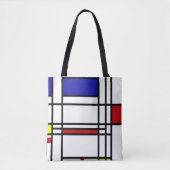 Piet Mondrian , “ Composition No.10 ” トートバッグ (正面)