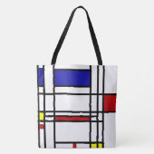 Piet Mondrian , “ Composition No.10 ” トートバッグ (正面)