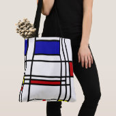 Piet Mondrian , “ Composition No.10 ” トートバッグ (クローズアップ)