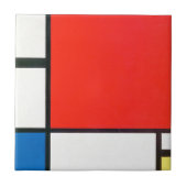 Piet Mondrian Composition With Red タイル (正面)