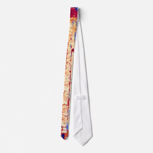 Piet Mondrian - Lighthouse in Westkapelle ネクタイ (裏面)