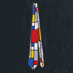 Piet Mondrian Retro Geometric Shapes Abstract Art ネクタイ<br><div class="desc">This bright,  colorful tie was inspired by the artist Piet Mondrian,  a Dutch painter who lived from 1872-1944.  He had a profound effect on the development of Abstract Art. This tie is for the bold man,  who is not afraid of bright colors and unique individuality!</div>