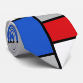 Piet Mondrian Retro Geometric Shapes Abstract Art ネクタイ (ロール)