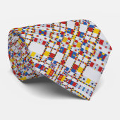 piet mondrian , victory.boogie-woogie ネクタイ (ロール)