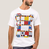 piet mondrian , victory.boogie-woogie tシャツ (正面)