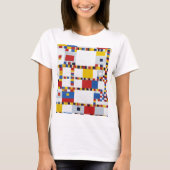 piet mondrian , victory.boogie-woogie tシャツ (正面)