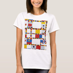 piet mondrian , victory.boogie-woogie tシャツ